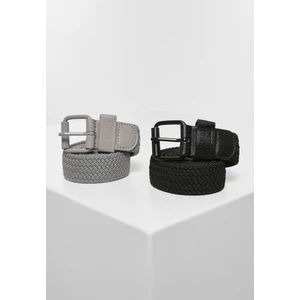 Elastic band set blk/grey
