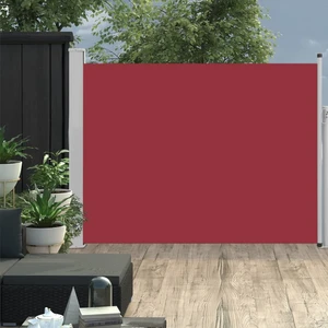 Zaťahovacia bočná markíza 170x500 cm Dekorhome Červená,Zaťahovacia bočná markíza 170x500 cm Dekorhome Červená
