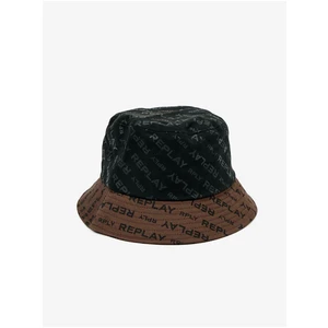 Brown-black Men's Replay Hat - Men's