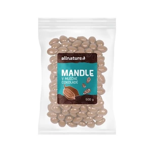 Allnature Mandle v mliečnej čokoláde 500 g