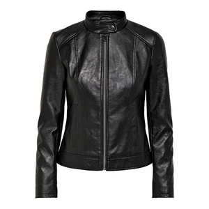 JDY Emily Black Leatherette Jacket for Women - Women