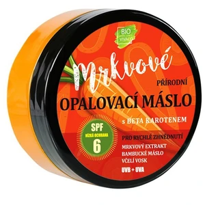 Přírodní opalovací mrkvové máslo SPF 6 150 ml