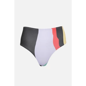 Trendyol Colorful Abstract Patterned High Waist Bikini Bottom