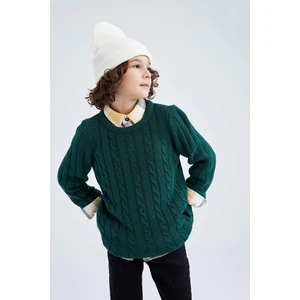 DEFACTO Boy Regular Fit Crew Neck Pullover