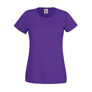 Purple Lady fit Women's T-shirt Original Fruit of the Loom