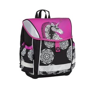 Bagmaster Školní aktovka LIM 9 A PINK/BLACK/WHITE 15 l