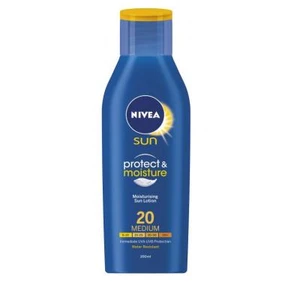 Nivea Hydratační mléko na opalování SPF 20 Sun (Protect & Moisture Lotion) 200 ml