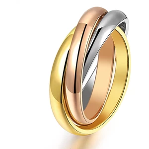 Troli Ocelový tricolor prsten KRS-247 54 mm