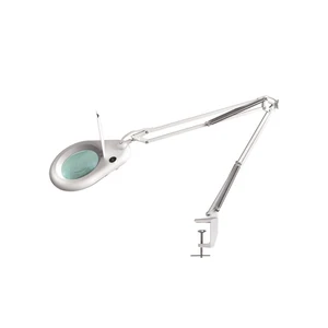 Stolní lupa se svorkou a zvětšením 3 dioptrie s osvětlením 56xled smd geti gdm 03e