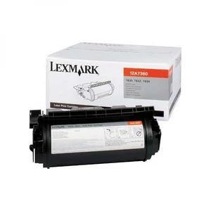 Lexmark originální toner 12A7360, black, 5000str., Lexmark T630, T632, T634, X630, X632e