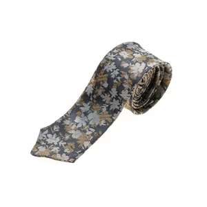 Tmavomodrá pánska elegantná kravata BOLF K109
