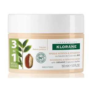 Klorane Vyživujúce a obnovujúca maska s BIO maslom pre suché a poškodené vlasy ( Nourish ing & Repair ing Mask) 150 ml