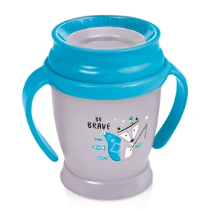 LOVI Indian Summer Junior 360° hrnček s držadlami 9+ m Boy 250 ml