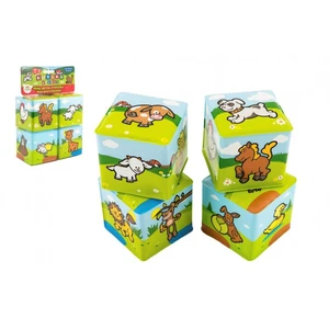 Kostka Moje první zvířátka 7 x 7 cm