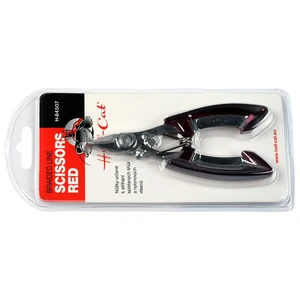 Hell-cat nožničky scissor for braided line s/s claret red