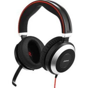 Náhlavná sada stereo Jabra Evolve 80 MS, stereo, bezdrôtový, čierna