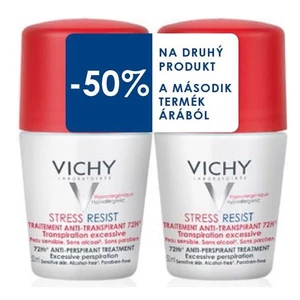 Vichy Antiperspirant roll-on proti nadmernému poteniu (Stress Resist 72H) 2 x 50 ml