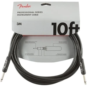 Fender Professional Series Czarny 3 m Prosty - Prosty