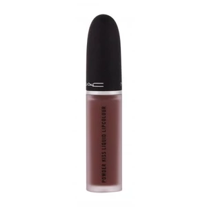 MAC Cosmetics Powder Kiss Liquid Lipcolour matný tekutý rúž odtieň Over the Taupe 5 ml