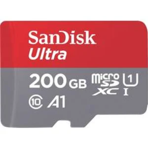 SanDisk Ultra microSDXC 200GB 120MB/s + adaptér