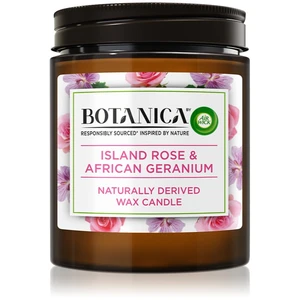 Air Wick Botanica Island Rose & African Geranium vonná svíčka s vůní růží 205 g