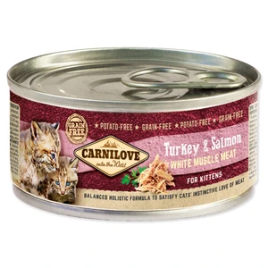 CARNILOVE cat konz. KITTEN TURKEY/salmon - 100g