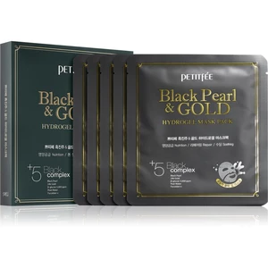 Petitfée Black Pearl & Gold intenzívna hydrogélová maska s 24karátovým zlatom 5x32 g