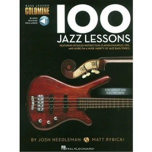 Hal Leonard Bass Lesson Goldmine: 100 Jazz Lessons Music Book