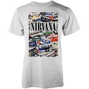 Nirvana Koszulka Cassettes Biała S