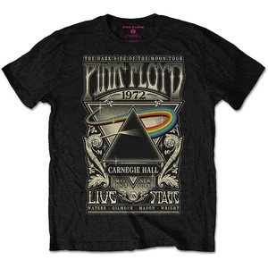 Pink Floyd Koszulka Carnegie Hall Poster Czarny-Graficzny L