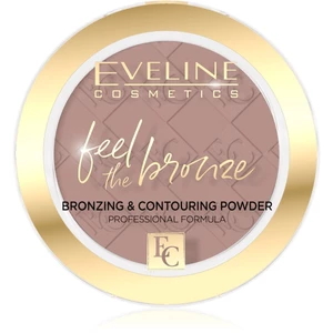 Eveline Cosmetics Feel The Bronze bronzující a konturovací pudr odstín 01 Milky Way 4 g