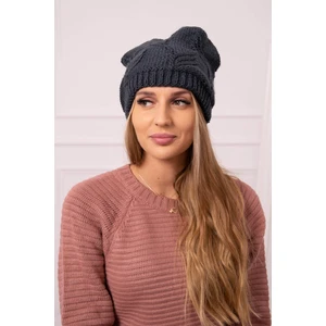 Lady's beanie Majka K376 graphite