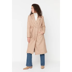 Trendyol Coat - Brown - Basic