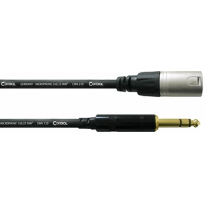 Cordial REAN XLR M/jack 6,3 mm mikrofonní kabel černá