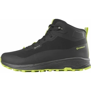 Icebug Férfi túracipők Haze Mens Mid Biosole GTX Black/Poison 41,5