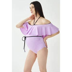 Dagi Swimsuit - Purple - Plain