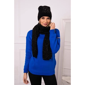 Ladies set with scarf Jowita K360 black