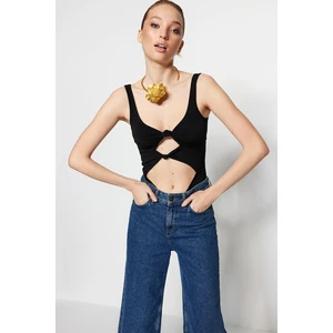 Trendyol Bodysuit - Black - Fitted