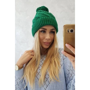 Beanie with fleece Wanda K281 green