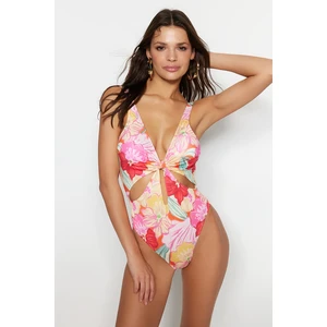 Trendyol Swimsuit - Multicolor - Animal print