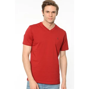 T8537 DEWBERRY T-SHIRT-BORDOWY