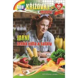 Křížovky s recepty 1/2018 - Jarní lehká jídla a saláty