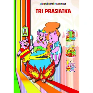 Rozprávková maľovanka Tri prasiatka [Papírenské zboží]