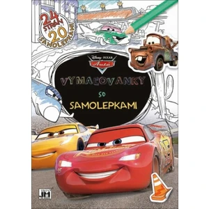 Vymaľovanky so samolepkami Autá [Papírenské zboží]