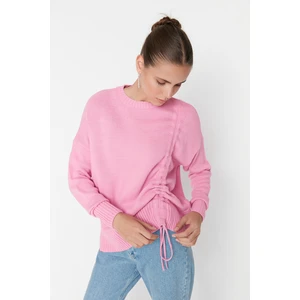 Trendyol Sweater - Pink - Regular fit