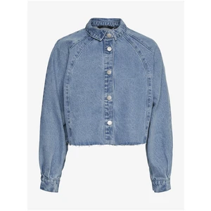 Light blue denim cropped jacket VERO MODA Laney - Women