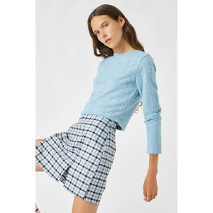 Koton Sweater - Blue - Relaxed fit