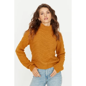 Trendyol Sweater - Yellow - Regular fit