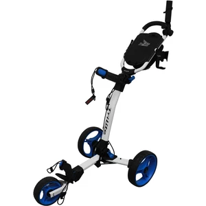 Axglo TriLite White/Blue Manuální golfové vozíky