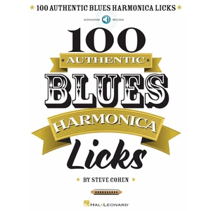 Steve Cohen 100 Authentic Blues Harmonica Licks Noty